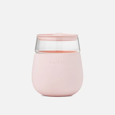 W & P Porter Glass Tumbler, 444ml - Pink