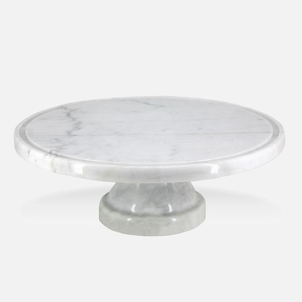 Natural Living Marble Cake Stand