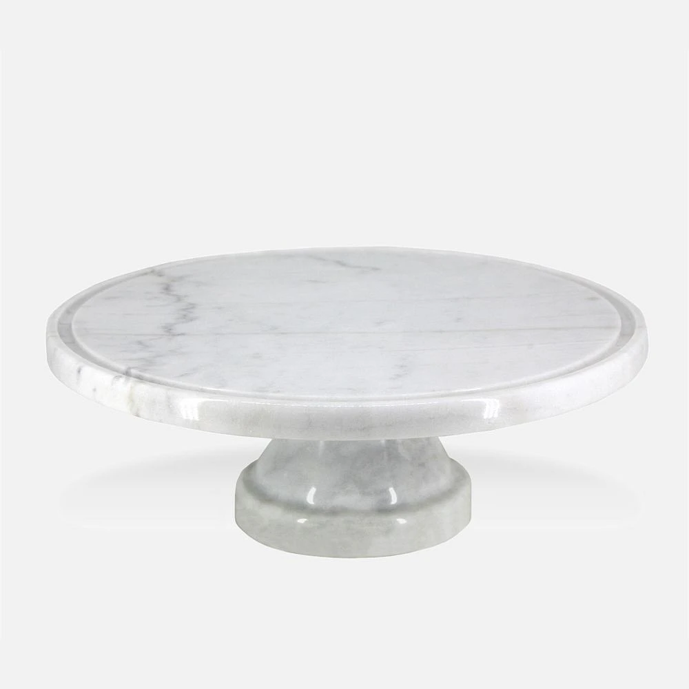 Natural Living Marble Cake Stand