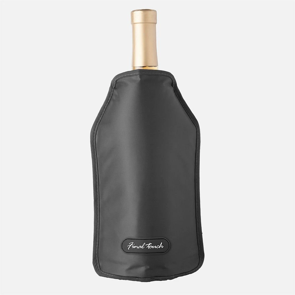 Refroidisseur de bouteille de vin par Final Touch - Noir