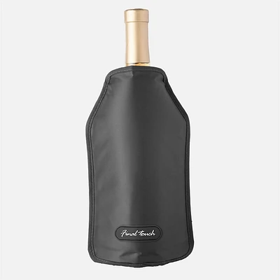 Refroidisseur de bouteille de vin par Final Touch - Noir