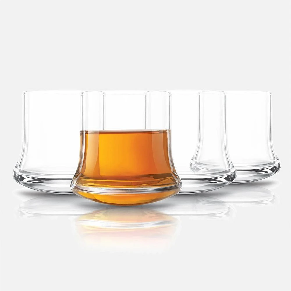 Final Touch Revolve Revolving Shots Glasses, set of 4 