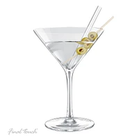 Set of 4 Bar Straws with Brush 6" by Final Touch