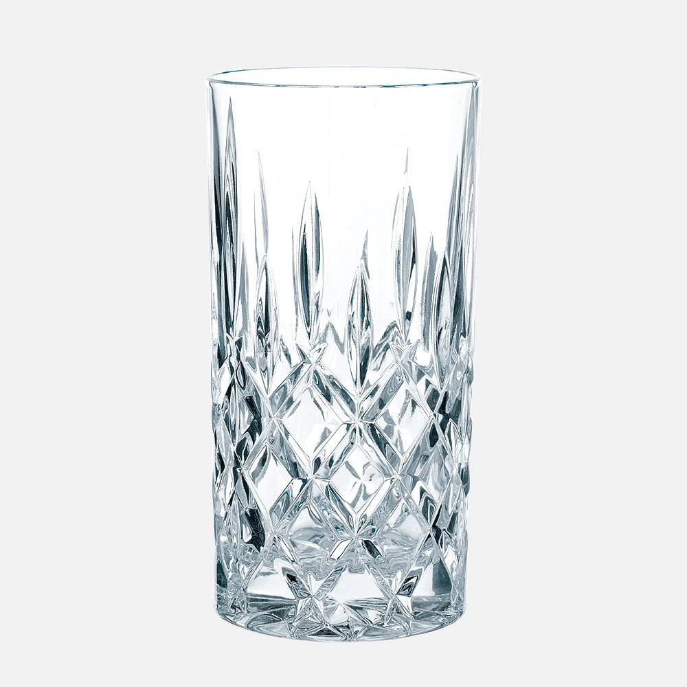 Set of 4 Noblesse Crystal Highball Glasses by Nachtmann