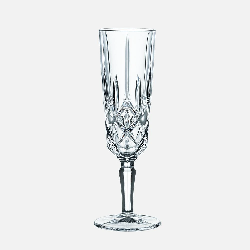 Noblesse Set of 4 Champagne Flutes by Nachtmann