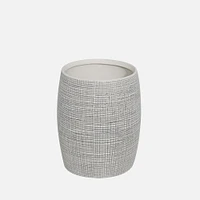 Raffia Wastebasket