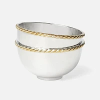 Reed & Barton Roseland Nut Bowls, Set Of 2