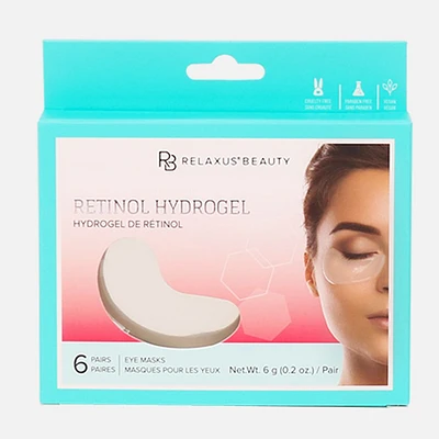 Retinol Hydrogel Eye Masks, 6 pairs