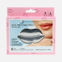 Masque à lèvres hydrogel anti-âge, 6 paquets