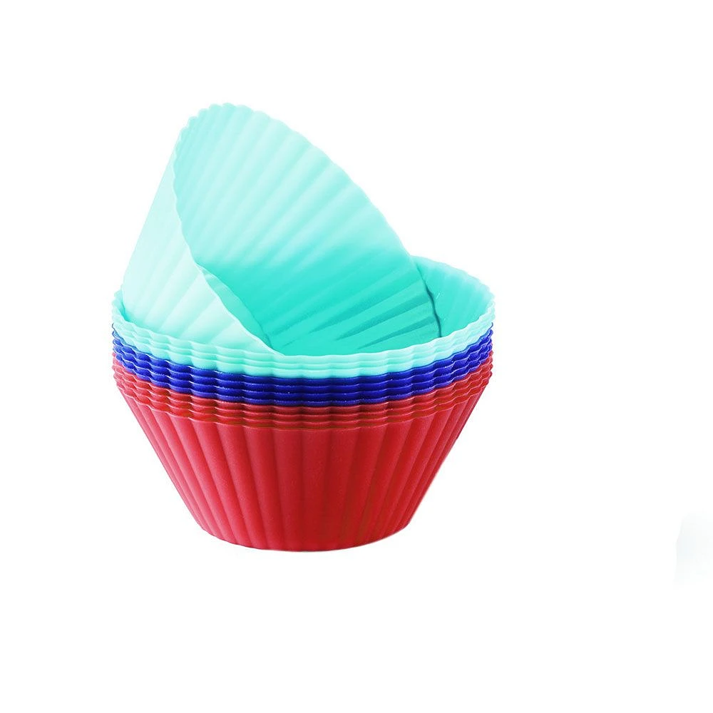 Set of 12-Piece Ricardo Muffin Silicone Liners