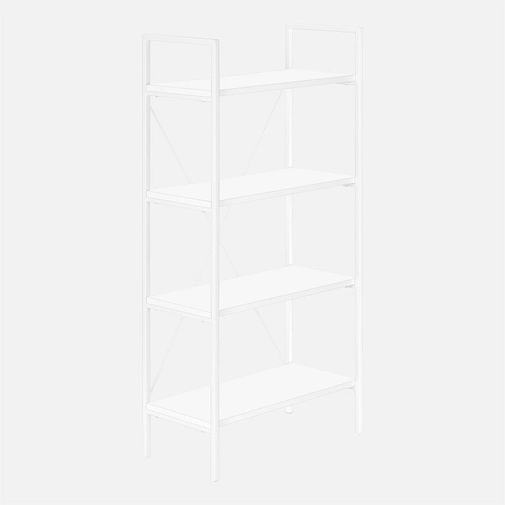 Risen Book Case 4 Tiers - White