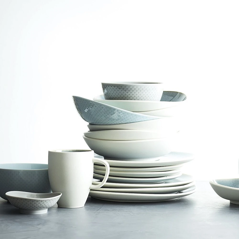 Assiette à salade « Junto » par Rosenthal - opale verte
