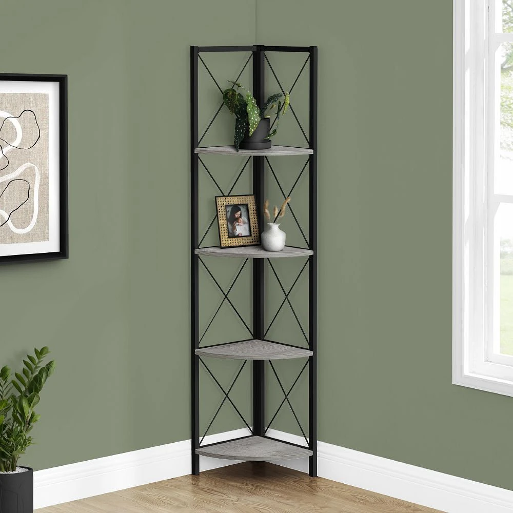 Roz 4-Tier Corner Shelf 