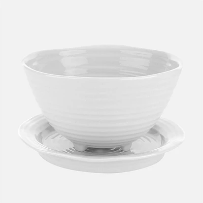 Sophie Conran Berry Bowl and Stand by Portmeirion - White