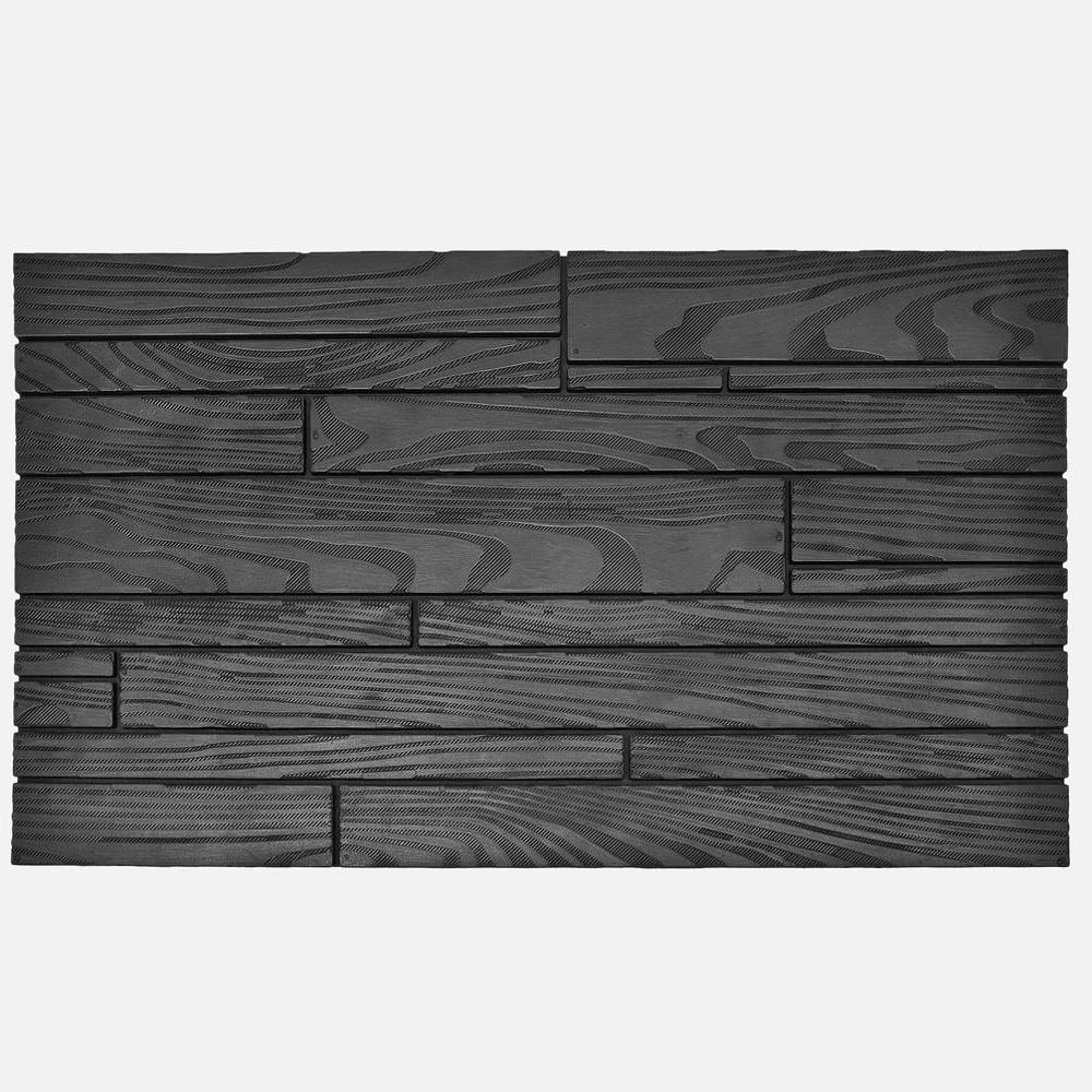 Random Slats Black Mat 