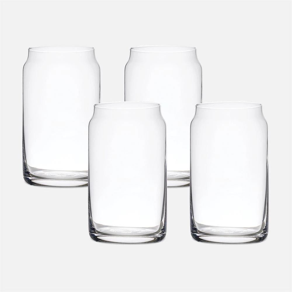 Set of 4 Chill Glass Tumblers by Safdie & Co