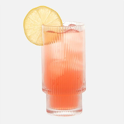 Ridge Stackable Glasses, Set of 8