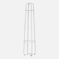 Sally Coat Rack, 12 Hooks - White