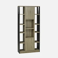 Sanda Display Shelf - Taupe/Black