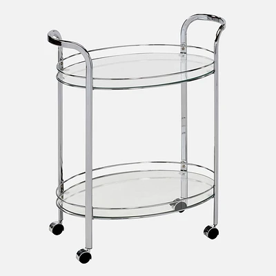 Sarah oval serving cart