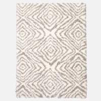 Agadir Abstract Rug - Ivory / Grey