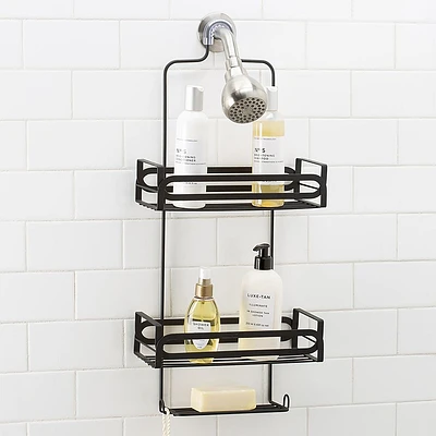 Black Modern Shower Caddy 