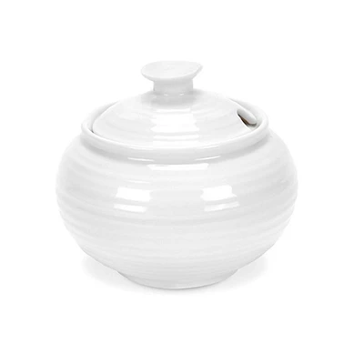 Sophie Conran White Sugar Bowl with Cover by Portmeirion