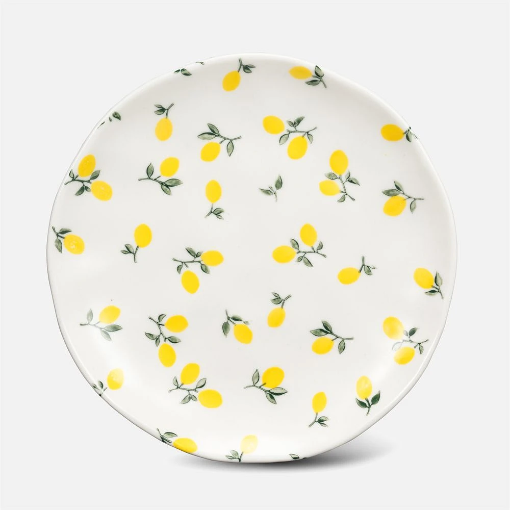 Abbott Appy Petite assiette ronde à motif de citrons