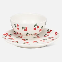 Abbott Small Round Bowl with Cherry Motif 