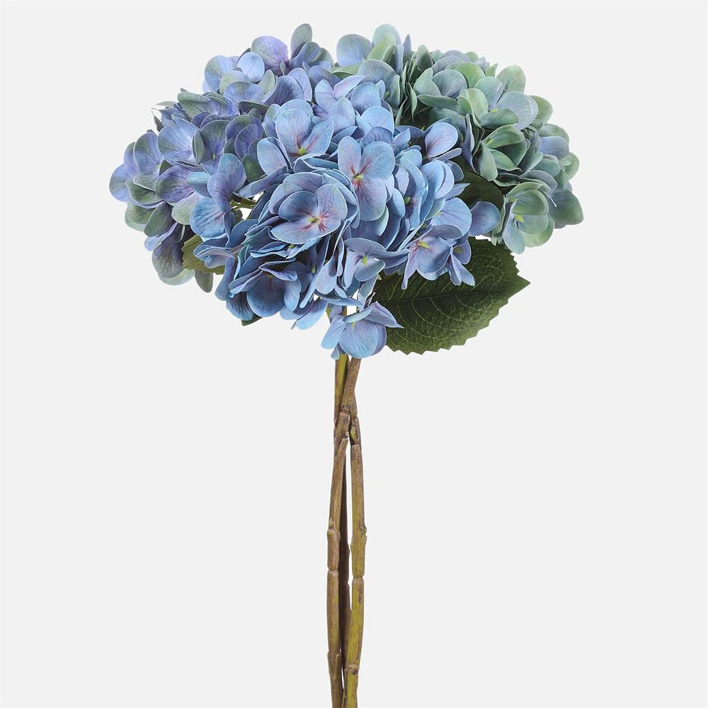Bouquet Hydrangea 17,5 po - Bleu