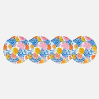 Sunburst Melamine Plate, Set of 4 - 28cm