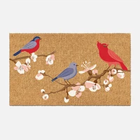 Coir Mat - Birds & Blossoms 
