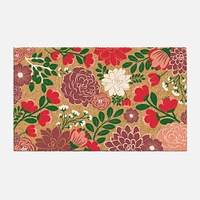 Coir Mat - Colorful Flowers
