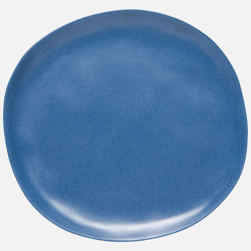 Fresco Dinner Plate, 11" - Marine Blue