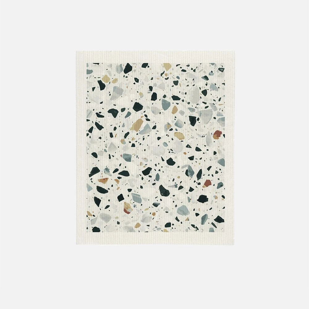 Chiffon éponge « Terrazzo » - Multi