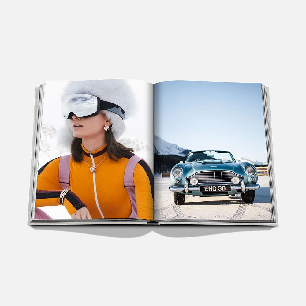 Beau livre de photographies décoratif par Assouline - « St. Moritz Chic »