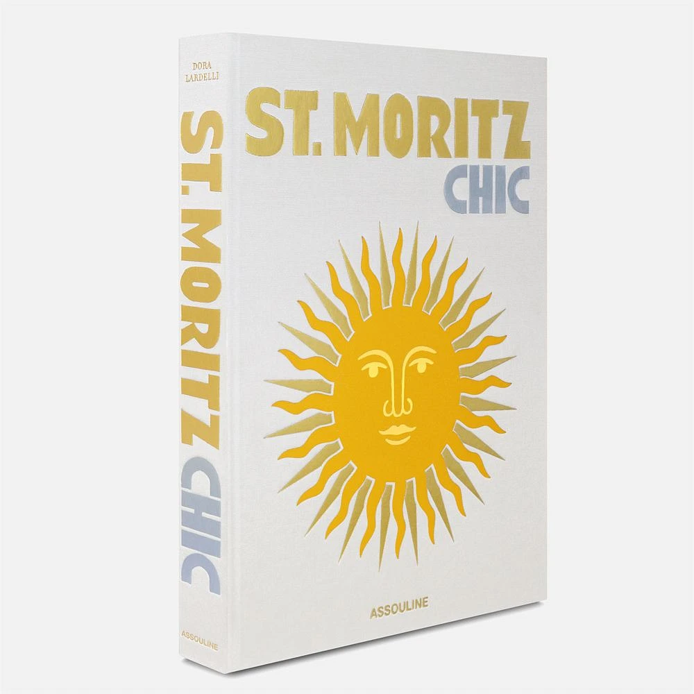 Beau livre de photographies décoratif par Assouline - « St. Moritz Chic »