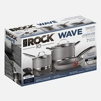 Starfrit The Rock Wave Batterie de cuisine 10ieme anniversaire, 7 pièces