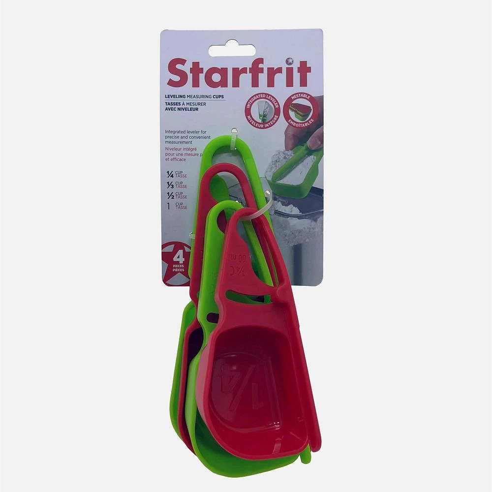 Starfrit Leveling Measuring Cups, Set of 4