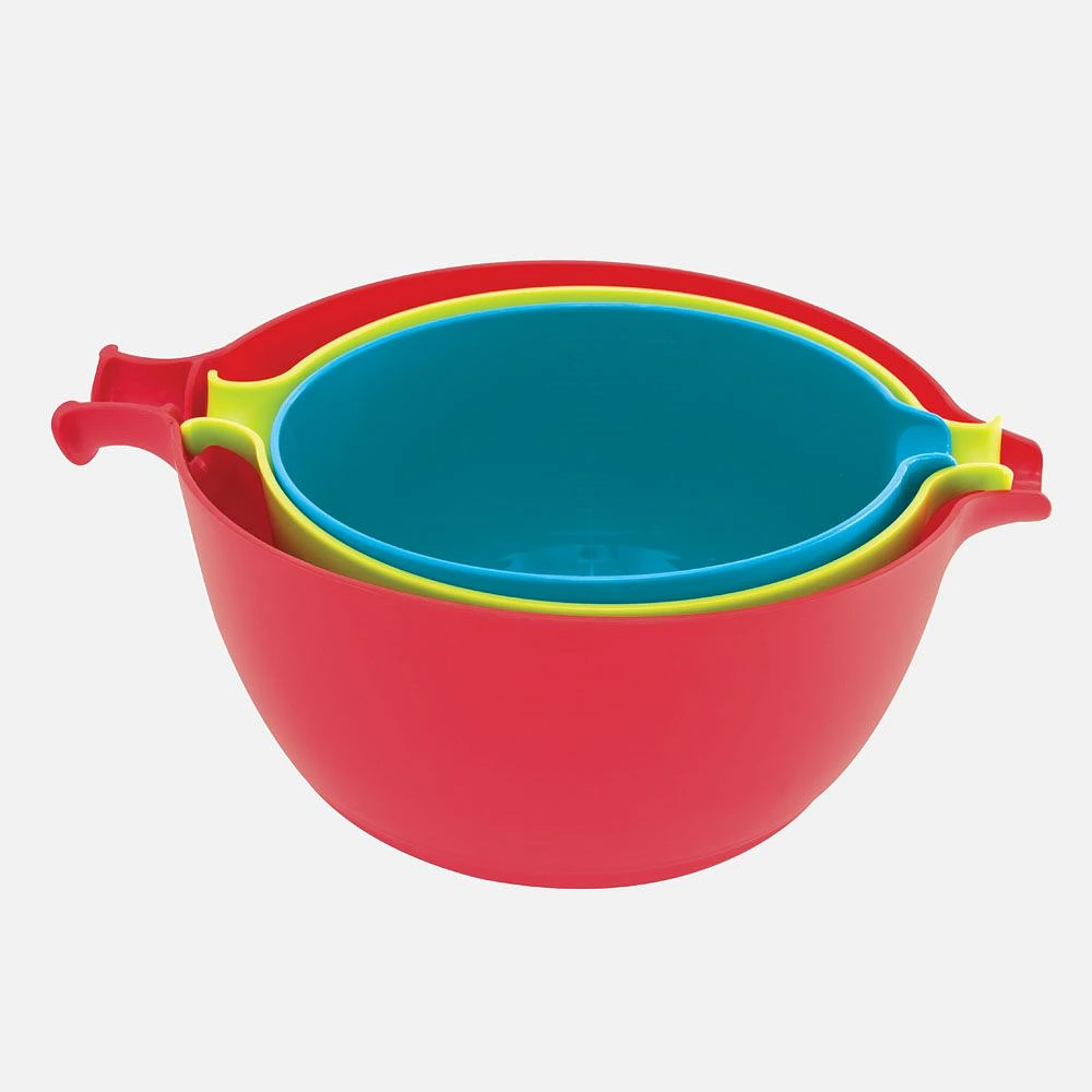 Starfrit Mixing Bowls and Colander Set - 3 in 1