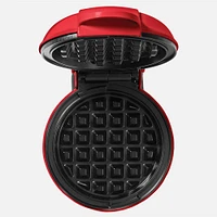 Starfrit Electric Mini Waffle Maker 4" - Red