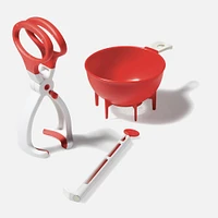 Starfrit 3-piece Canning Tool Set - Funnel, Jar and Lid Lifter