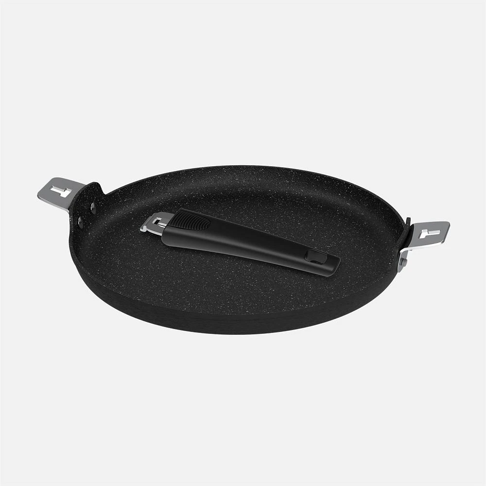 Starfrit The Rock T-Lock Pizza Pan / Flat Griddle with Detachable Handle