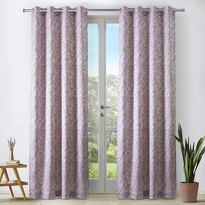 Storm Jacquard Grommet Curtain