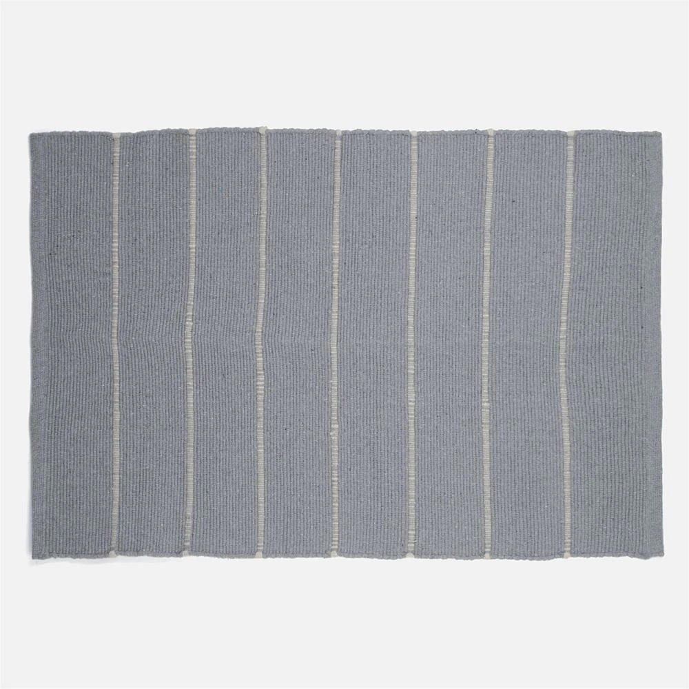 Stripe Pattern Rug - Grey