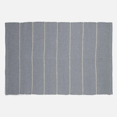 Tapis motif rayures - Gris