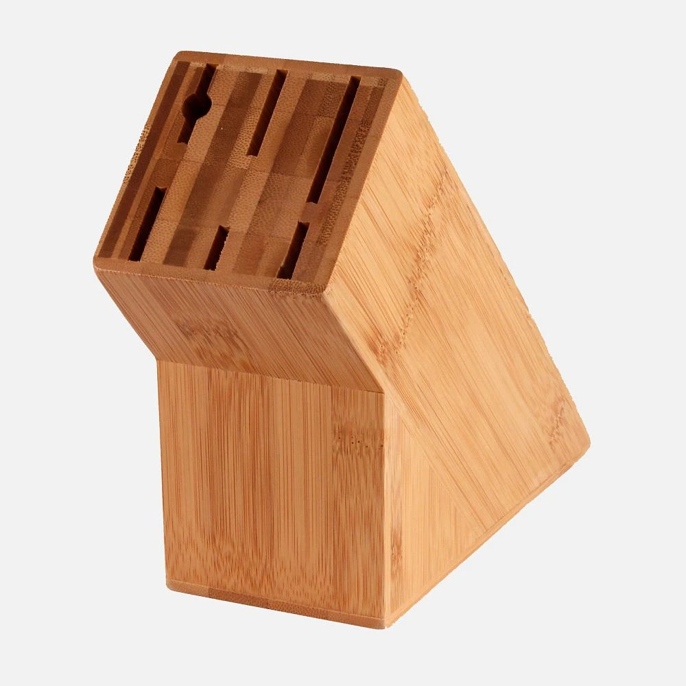 Small Bamboo Knife Block with 6 Slot