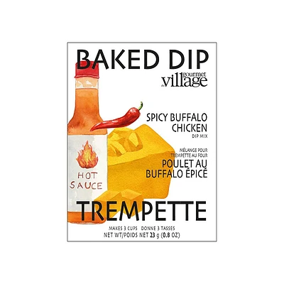 Trempette poulet au buffalo épicé par Gourmet du Village