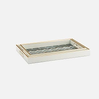 Blue Wave Pattern Tray - Small