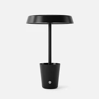 Lampe de table avec tasse de rangement - Noir